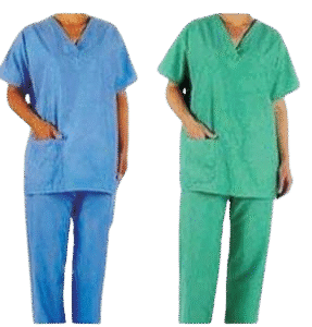 Professional Medical Uniform – Scrub Top & Bottom Set