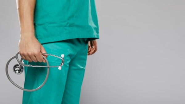 Professional Medical Uniform – Scrub Top & Bottom Set - Image 2