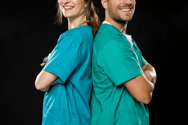 Professional Medical Uniform – Scrub Top & Bottom Set - Image 3